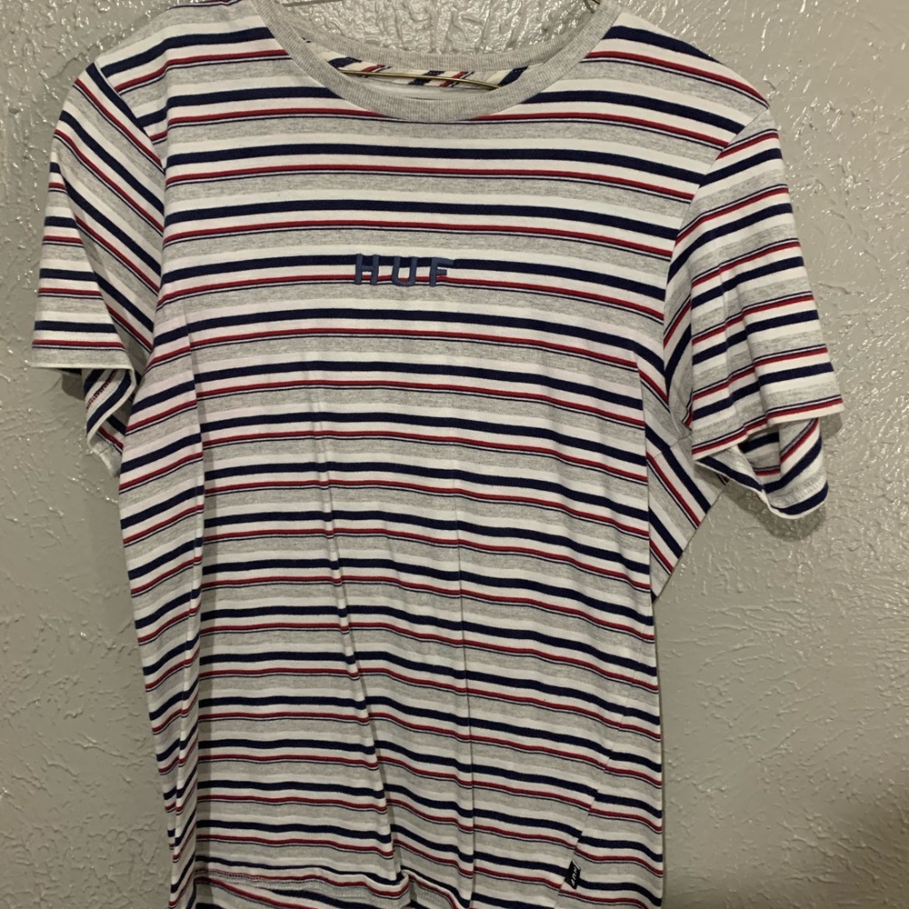 Huf stripe t shirt